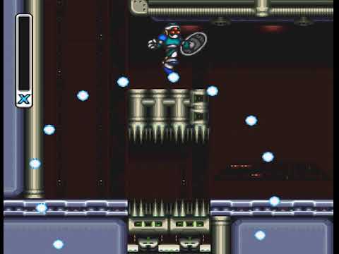 Mega Man X2 (1994) - Extra Life of Death Spikes ! XD