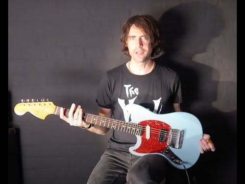 Fender 2011 Kurt Cobain Mustang Signature Sonic Blue Left Handed Nirvana Guitar image 26
