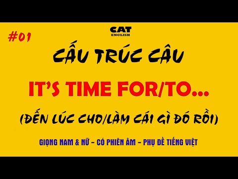 Cấu trúc câu - Phần 1 - É hora de/para