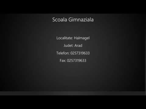 Scoala Gimnaziala Halmagel