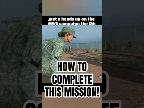 TIP! for "DEEP COVER" 5th MISSION MW3 Campaign! #shorts