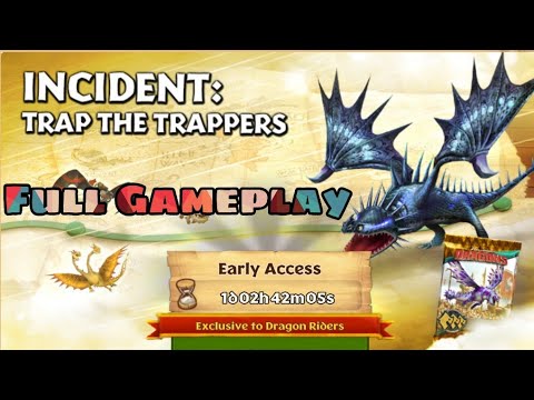 INCIDENT: TRAP THE TRAPPERS Full Gameplay - New Gauntlet - Dragons: Rise of Berk