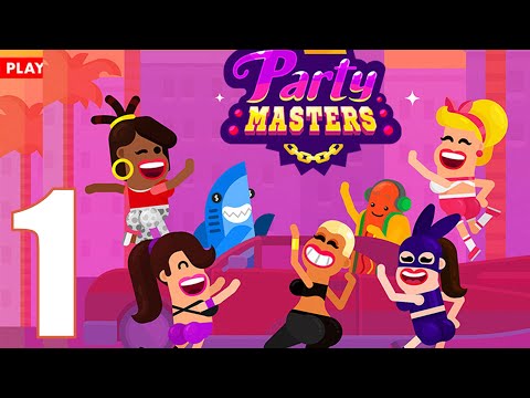 Partymasters - Gameplay 01 Levels 1 to 4 (Android, iOS)
