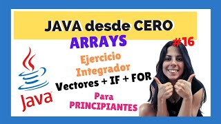 ☕ Ejercicio en Java: VECTORES + IF + FOR 🔲 | JAVA para PRINCIPIANTES |🔲 | CURSO COMPLETO 2022 🚀| #16