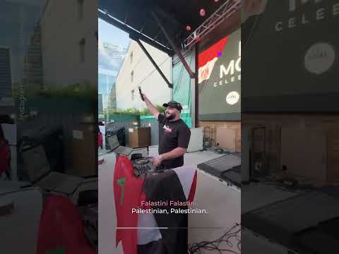 Egypt and Morocco fans celebrate World Cup wins by singing for Palestine | AJ #shorts