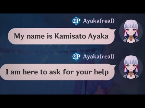 I roleplayed as Ayaka for day in Genshin Impact