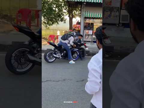 Yamaha R1M five Ka Crash Gaya 🤕🚀 #r15 #ytshorts #shorts #viralshorts