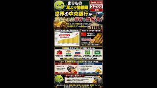 世界の中央銀行が“ドル離れ”を始めた #ニュース解説 #一分でわかる #時事ネタ #国際ニュース #金価格 #ドル離れ #中国経済 #中央銀行