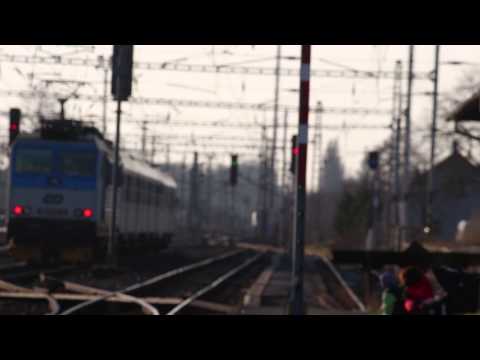 R 944, Os 6414, R 987 Sázava a Nákladní vlak Lysá nad Labem 7.3.2015