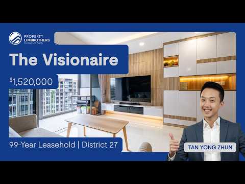 The Visionaire - 3-Bedroom with 980sqft in District 27 | 99-year Leasehold | Sold by PLB | Yong Zhun