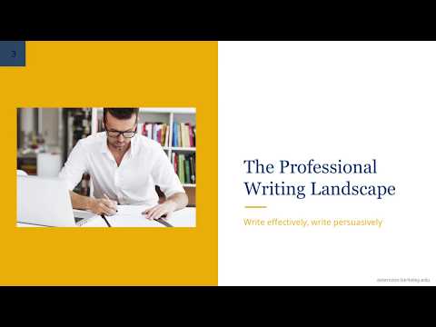 Online Information Session: Specialized Program in Professional Writing