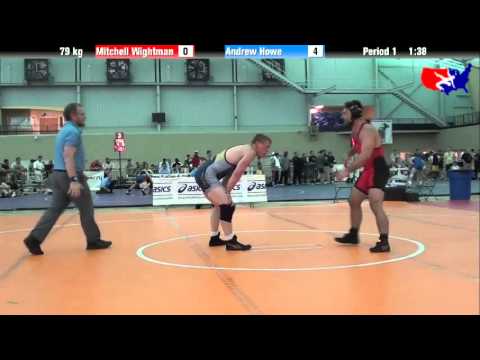 Mitchell Wightman vs. Andrew Howe at 2013 ASICS University Nationals - FS