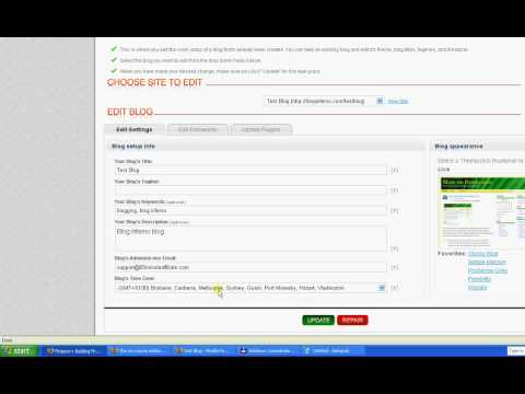 Firepow 2.0 - How To Edit Your WP Blog Configuration