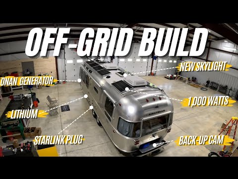 DREAM BUILD: Airstream Lithium, Solar & Generator Install