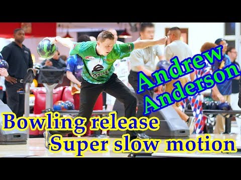 【Andrew Anderson】Bowling release Super slow motion【ボウリング】