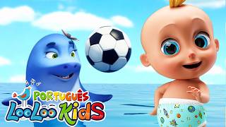 Bebê Tubarão - OS PINTINHOS DIZEM🐥-  Canções Educativos para crianças - LooLoo Kids Português