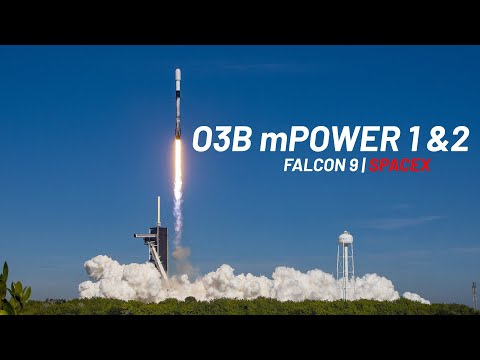 🔴 LIVE LAUNCH SPACEX O3b mPOWER 1 & 2 (Falcon 9 Rocket - Space Launch)