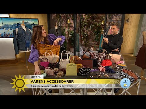 Vårens hetaste accessoarer: ”Jobba med de små detaljerna” - Nyhetsmorgon (TV4)