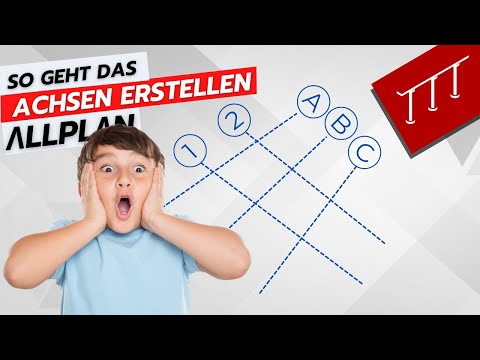 Achsen erstellen und in Schnitte übertragen - Allplan