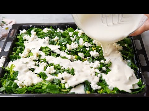 UN, SU, TUZ, ISPANAK❗HAMUR YOĞURMAK YOK ❗ÇALKALAMA BÖREK TARİFİ