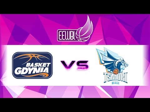 Basket Gdynia vs Tsmoki-Minsk - EEWBL 10.01.16 Gdynia