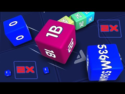 Cube 2048.io Game  🎲 A NEW GAME 🎲 CUBES SNAKE 2048.io Gameplay
