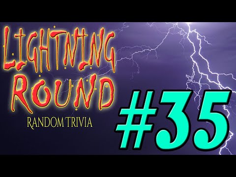 LIGHTNING ROUND #35 - 21 Question Random Knowledge Trivia Quiz ( ROAD TRIpVIA- Episode 1017 )