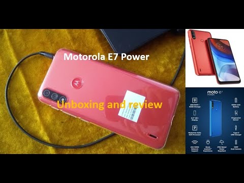 Motorola E7 Power Smartphone Unboxing & Overview | 2 GB RAM | Flipkart, Helio G25 | 5000 Mah Battery