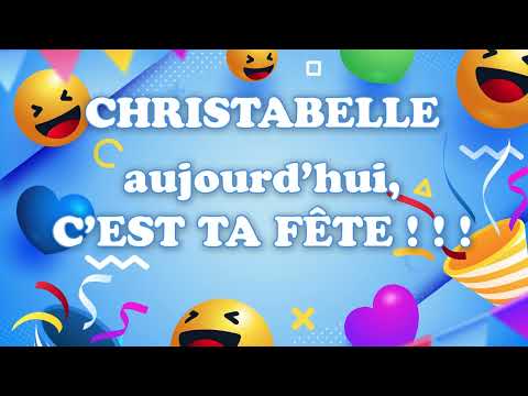 Bonne fête Christabelle ! 24 Juillet