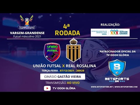 Real Rosalina x União Futsal (4ª rodada) - Campeonato Vargem-grandense de Futsal 2021