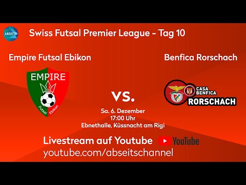 Empire Futsal Ebikon vs. Benfica Rorschach | Swiss Futsal Premier League - Tag 10 | 06.12.2025