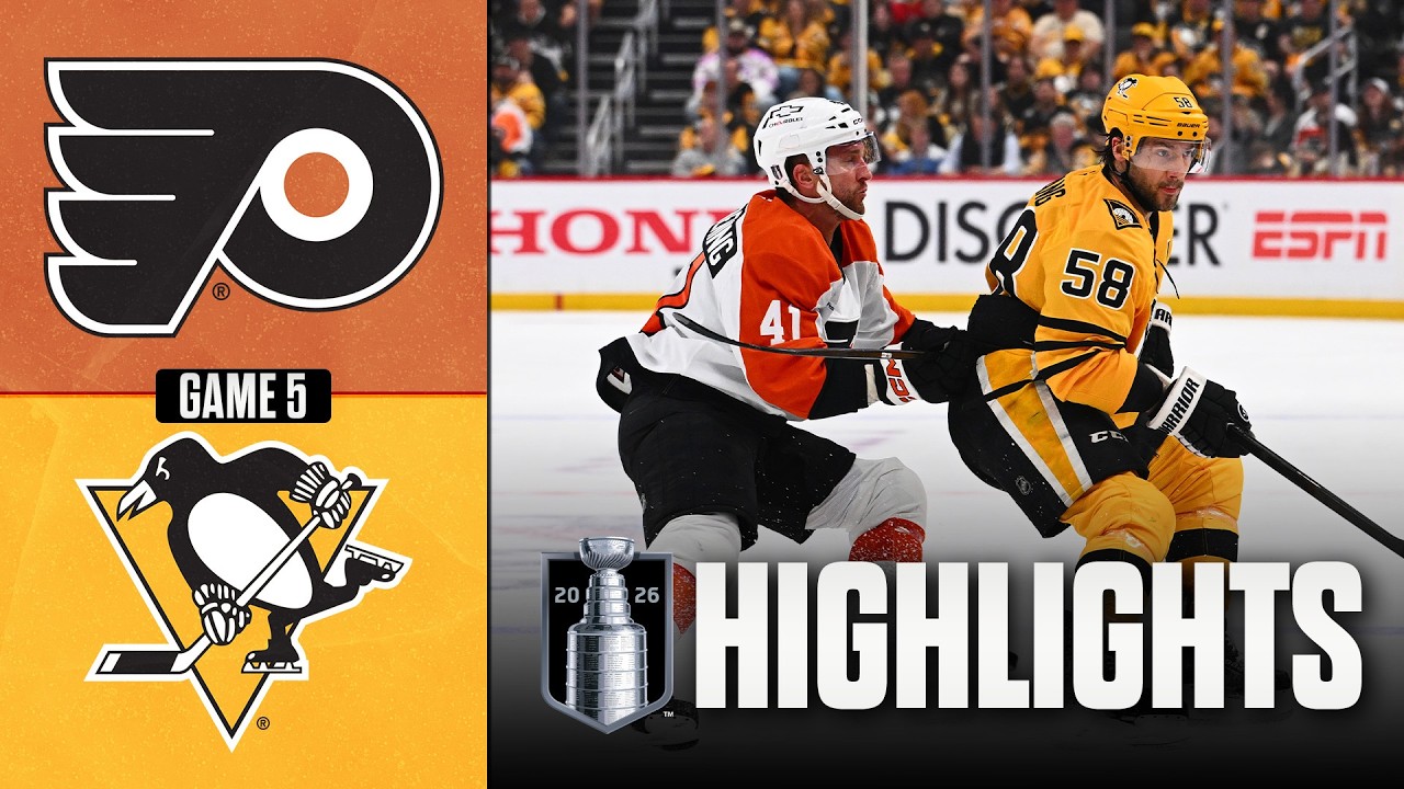 Flyers vs. Penguins | NHL Playoff Highlights | Game 5 | April 27, 2026