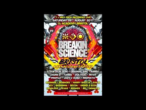 Annix with MC's Skibadee and Harry Shotta @ Breakin Science Bristol 2017