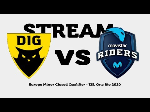 (RU) Dignitas vs Movistar Riders | Europe Minor Closed Qualifier - ESL One Rio 2020