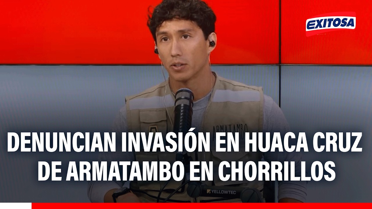 🔴🔵 Colectivo patrimonial alerta invasión en huaca Cruz de Armatambo de Chorrillos