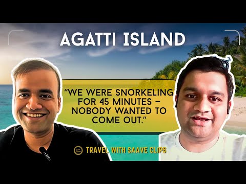A Day on Agatti Island Beach in Lakshadweep | Ft. Pranil Bhosale | TravelwithSaave Clips