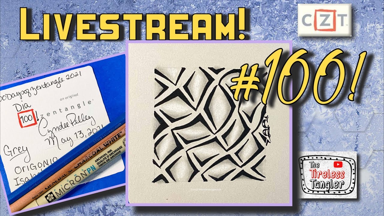 How to Draw ORIGONIO Tangle Pattern || Easy Zentangle ® Patterns for Beginners || Day 100!