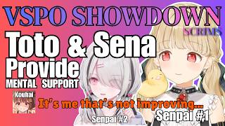 Toto & Sena Giving Mental Support to Yuuhi After Too Many Scrim Losses ( VSPO | ENG SUB )