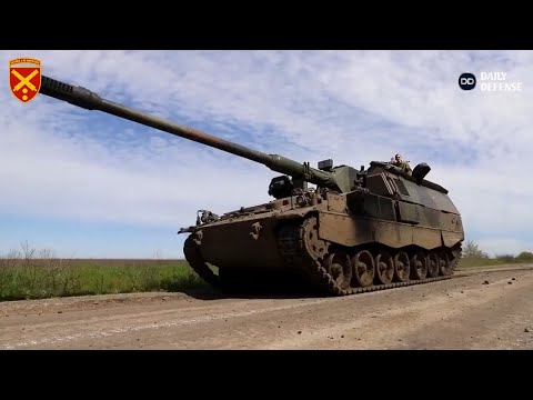 German-Supplied PzH-2000 in Action with Ukrainian Army