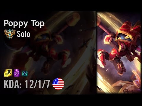 Poppy Top vs Fiora - Solo - NA Challenger Patch 6.10