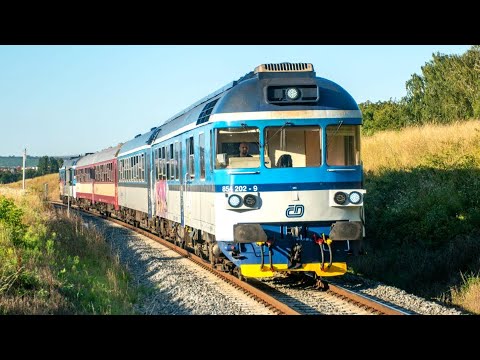 ČD Class 854 “Vindobona” Double Unit | Sp 1774 | Ostrožská Nová Ves (CZ)