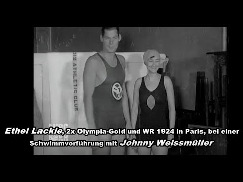 Schauschwimmen 1924 in Paris