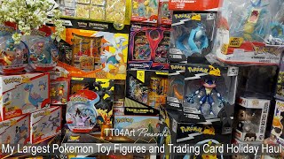 My Largest Pokemon Toy Figures and Trading Card Holiday Haul (To Date) #Pokemon25
