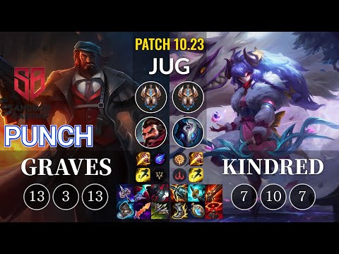 SB Punch Graves vs Kindred Jungle - KR Patch 10.23