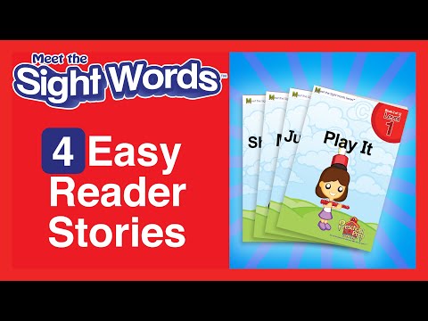 Meet the Sight Words | 4 Easy Reader Stories | Preschool Prep Company