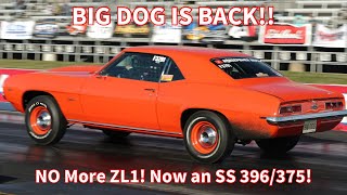 69 CAMARO IS BACK! Now a 396/375 Big Block! We Swap The Car From STREET mode to 
