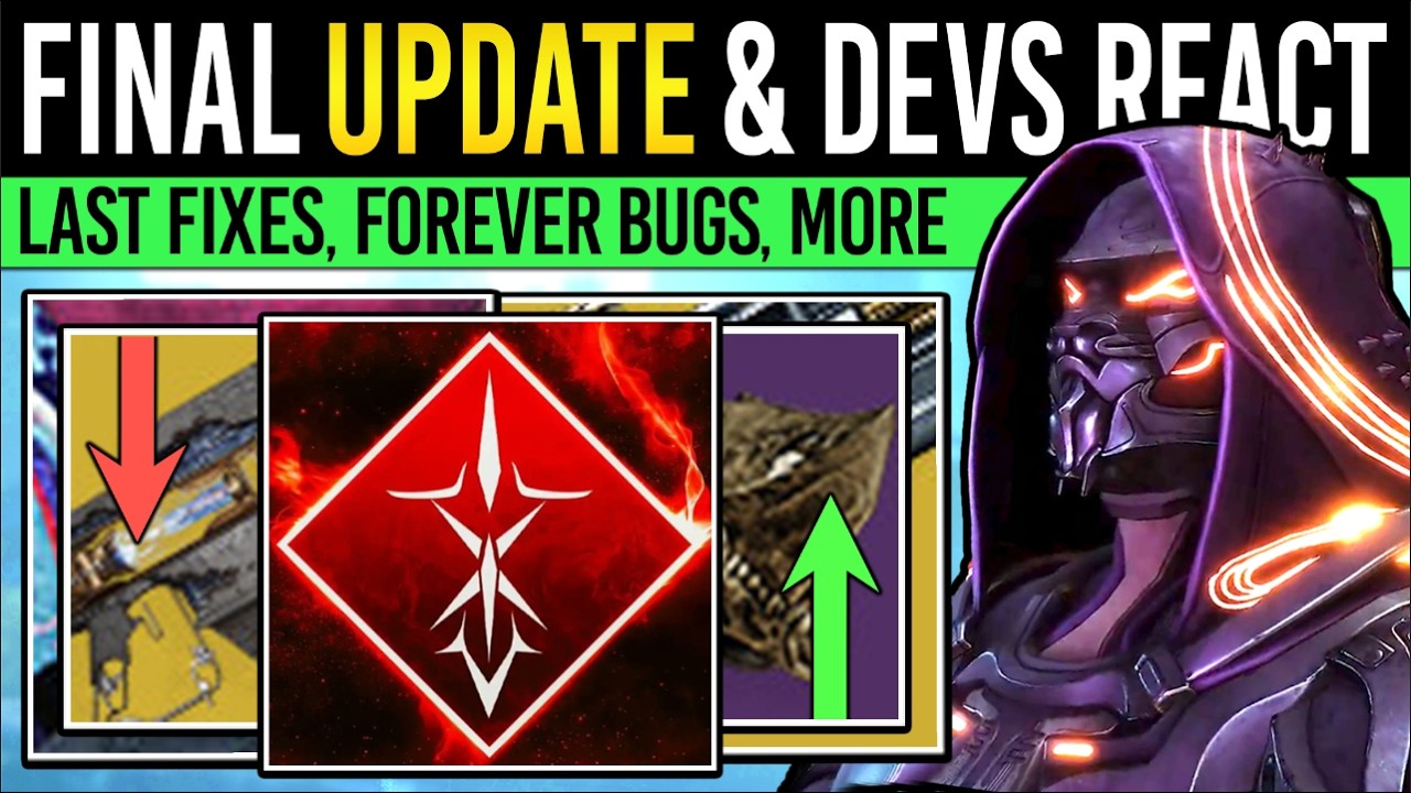 Destiny 2: FINAL UPDATE INFO & FOREVER BUGS! Bungie WARNINGS, Red Subclass, Last Changes & More!