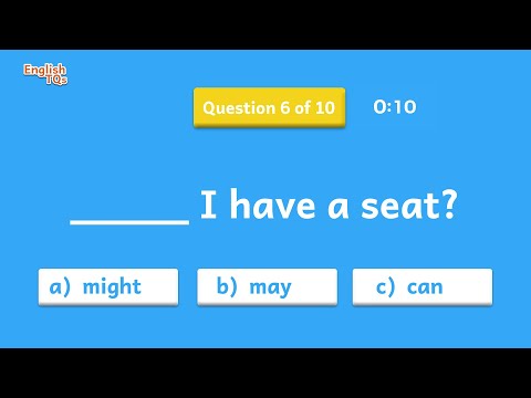 Modal Verbs Quiz || Can You Get A 10/10 Score?