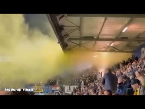 sfeer RKC Waalwijk - Willem II KNVB beker (3-0 gewonnen)
