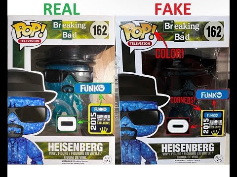 Funko Pop Legit Guide "Real Vs Fake": HEISENBERG #162 SDCC 2015 – BREAKING BAD